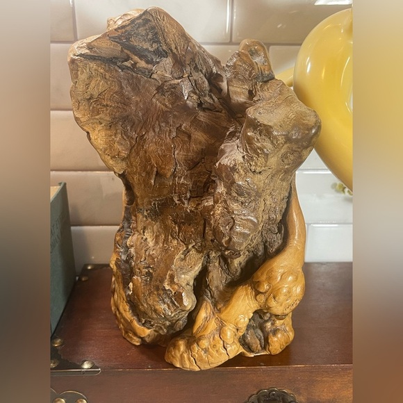 Large John Perry Single Seal On Drift Wood Sculpture - Picture 5 of 14